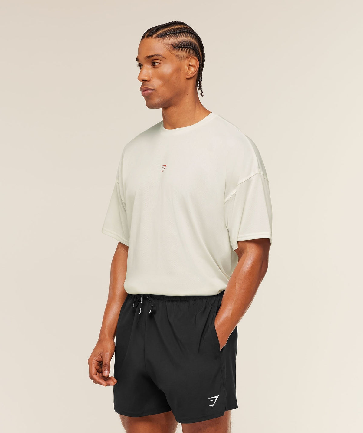 Gymshark GSCC Graphic Tee - Soft White