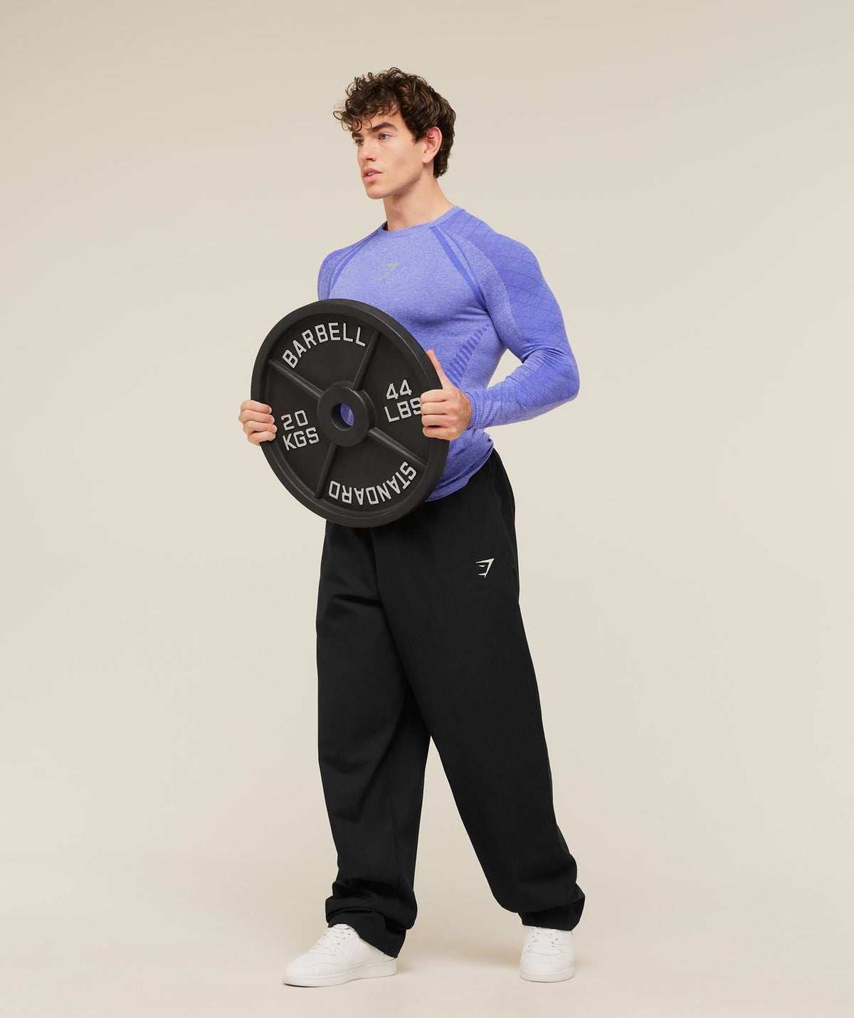 Gymshark Devant Seamless Long Sleeve Tee - Amethist