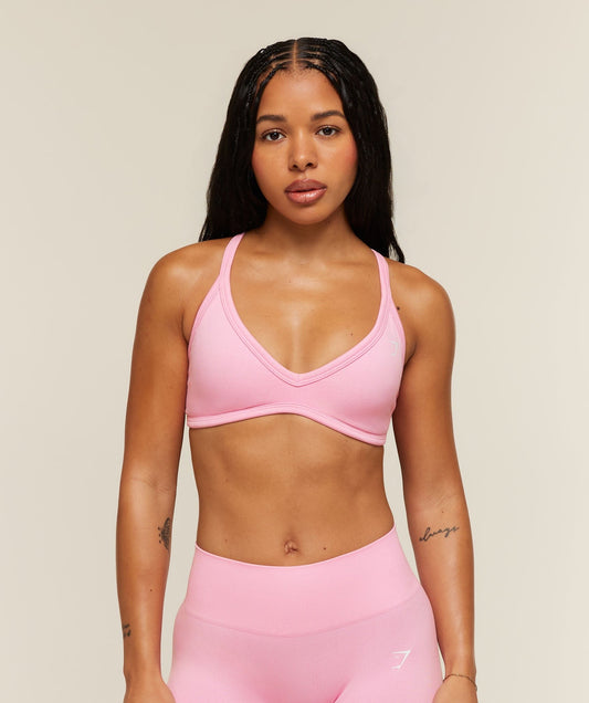 Gymshark Adapt Solid Sports Bra - Poise Pink