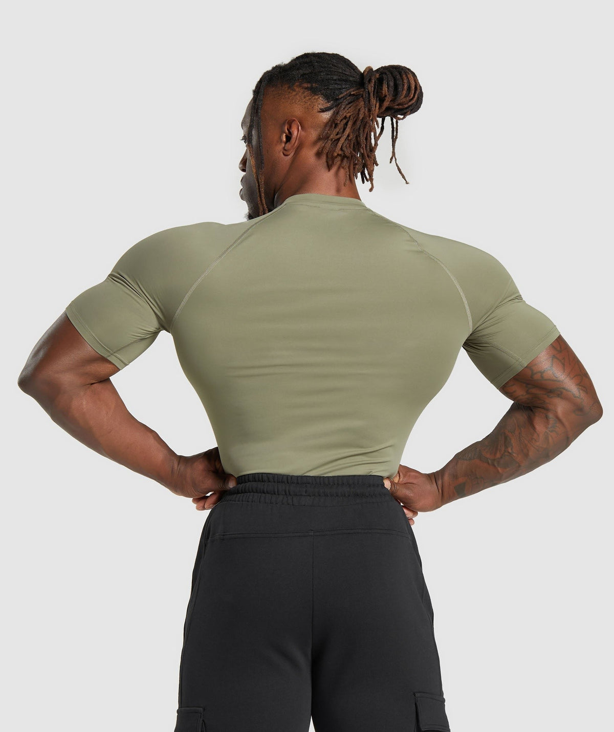 Gymshark Element Baselayer Tee - Utility Green