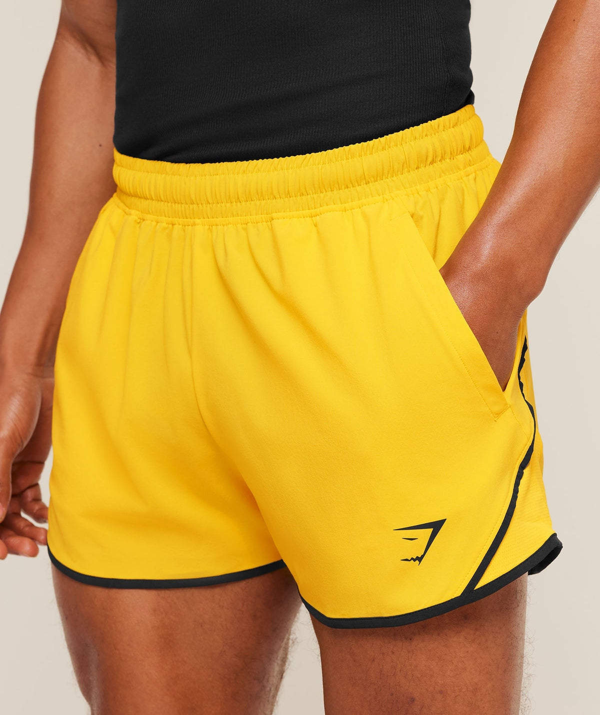 Gymshark Accent Conditioning Shorts - Athletic Yellow