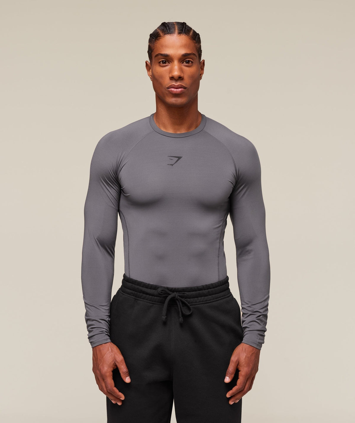 Gymshark Element Baselayer Long Sleeve Tee - Dark Grey