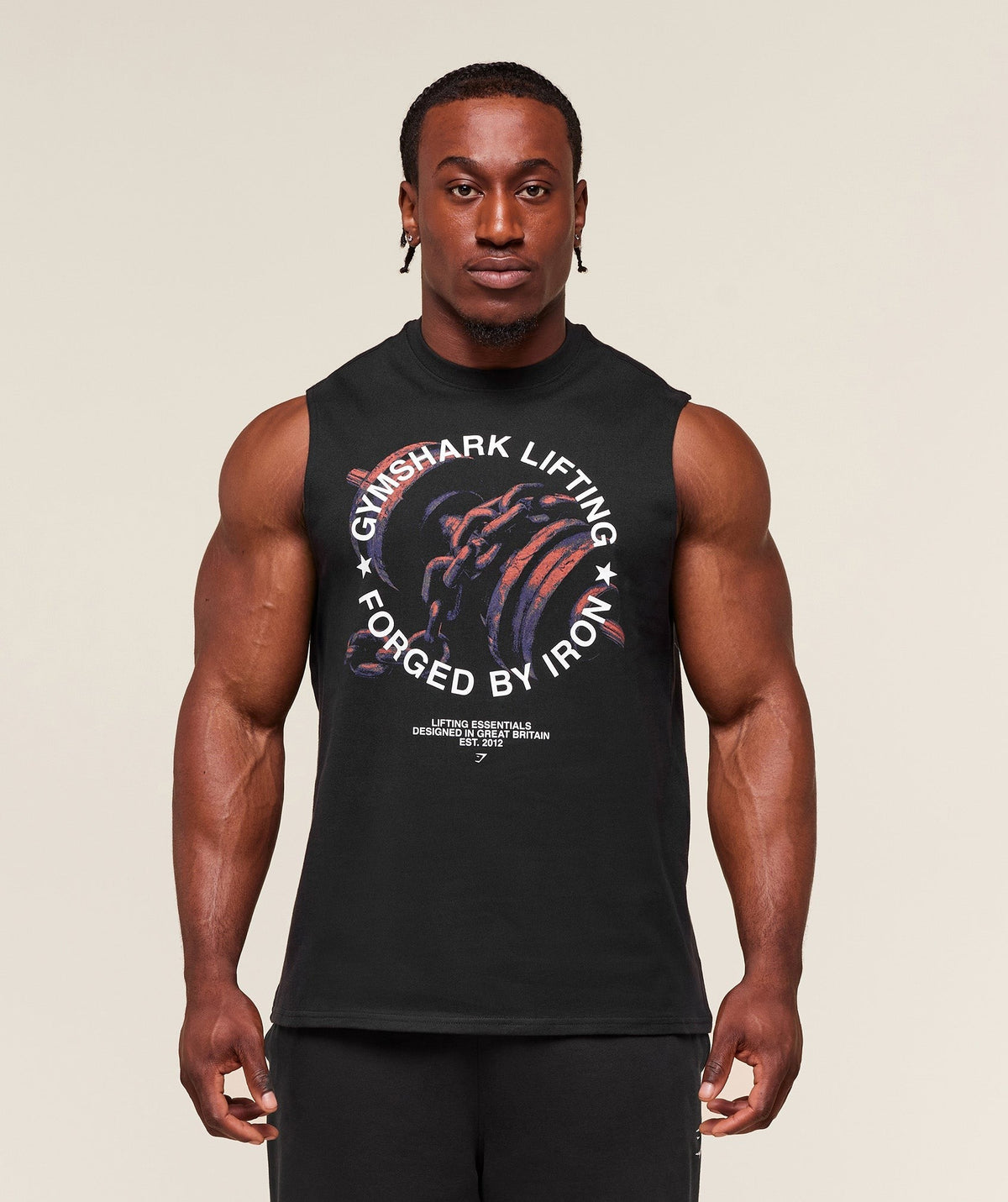 Gymshark Forged By Iron Tank - Black