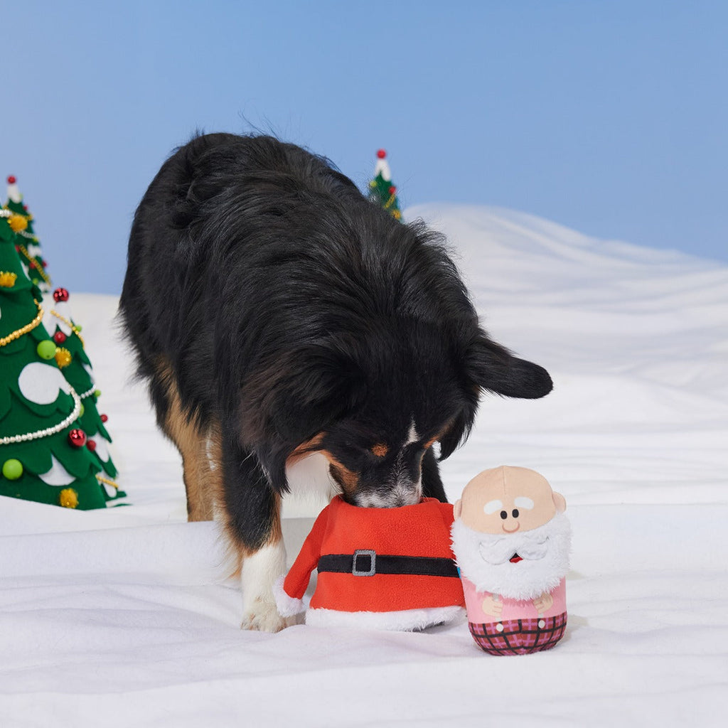 Ol' Kris KringleTM Plush Multi-Part Dog Toy