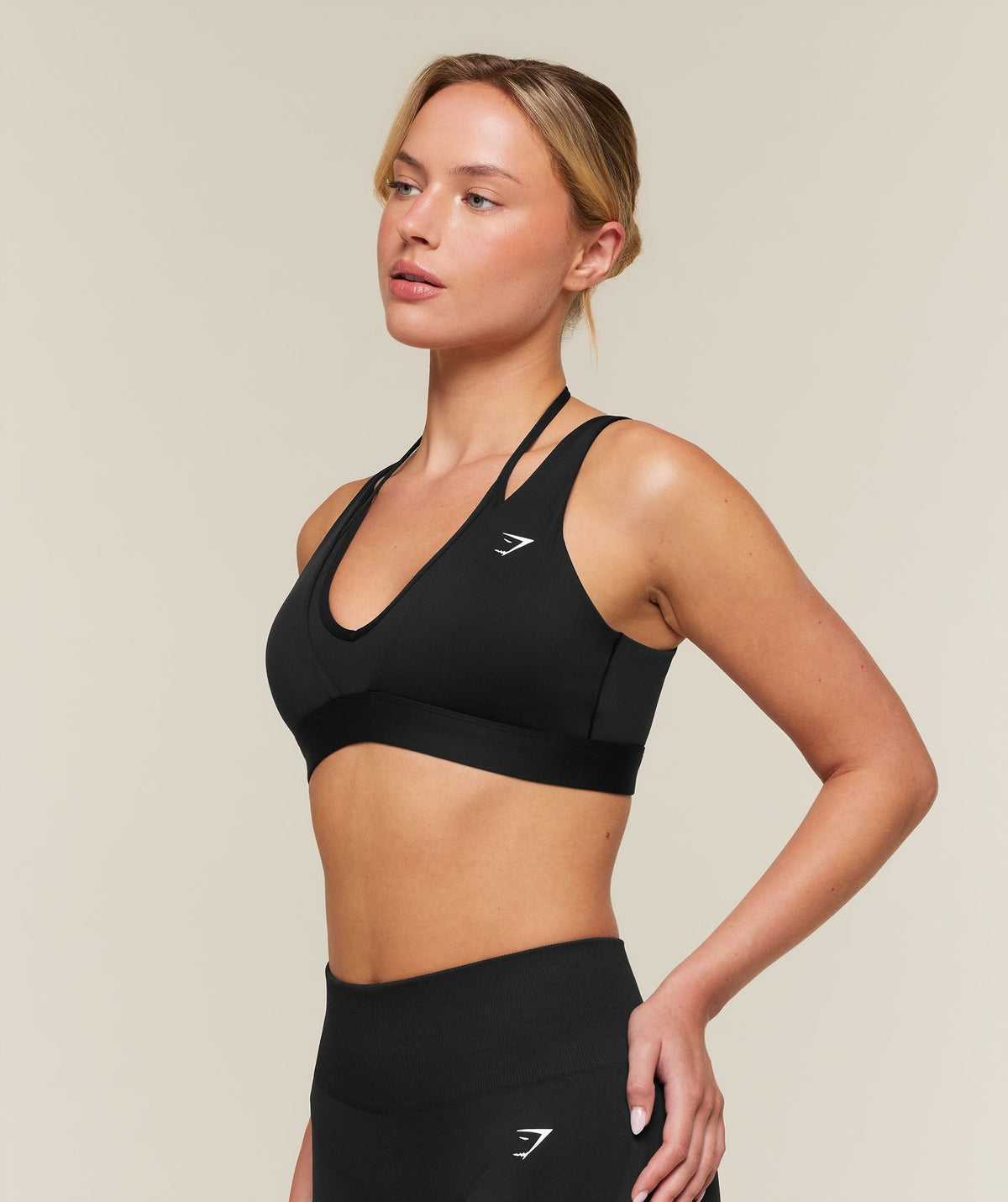 Gymshark Double Layer Medium Support Sports Bra - Black