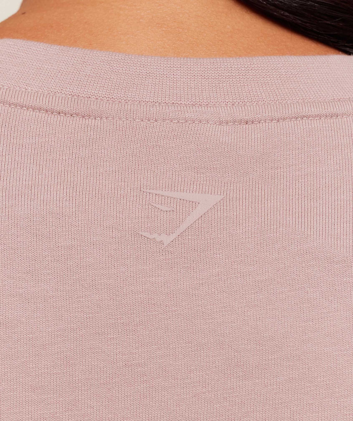Gymshark Embossed Graphic Oversized Tee - Muted Pink