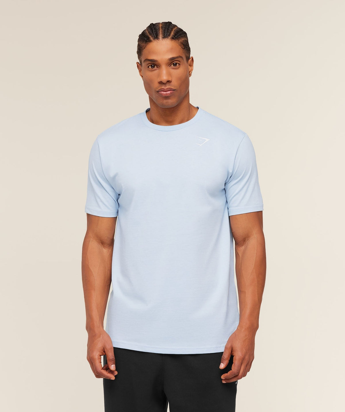 Gymshark Crest Tee - Chilled Blue