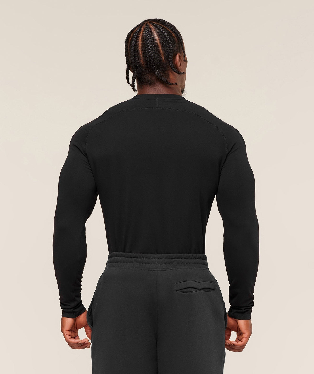 Gymshark Prime Long Sleeve Tee - Black/Vivid Red