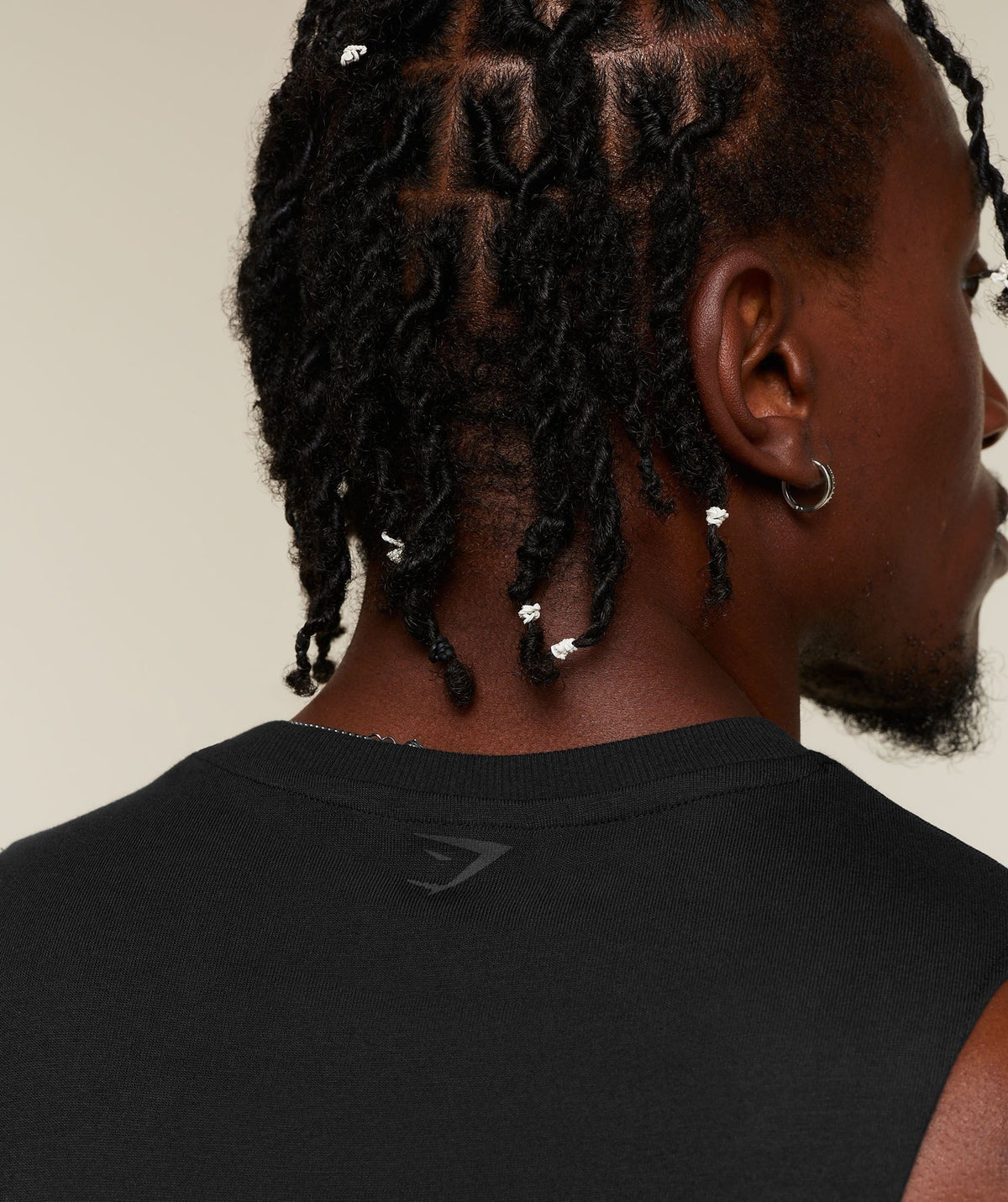 Gymshark Faded Lifting Graphic Drop Arm Tank - Black