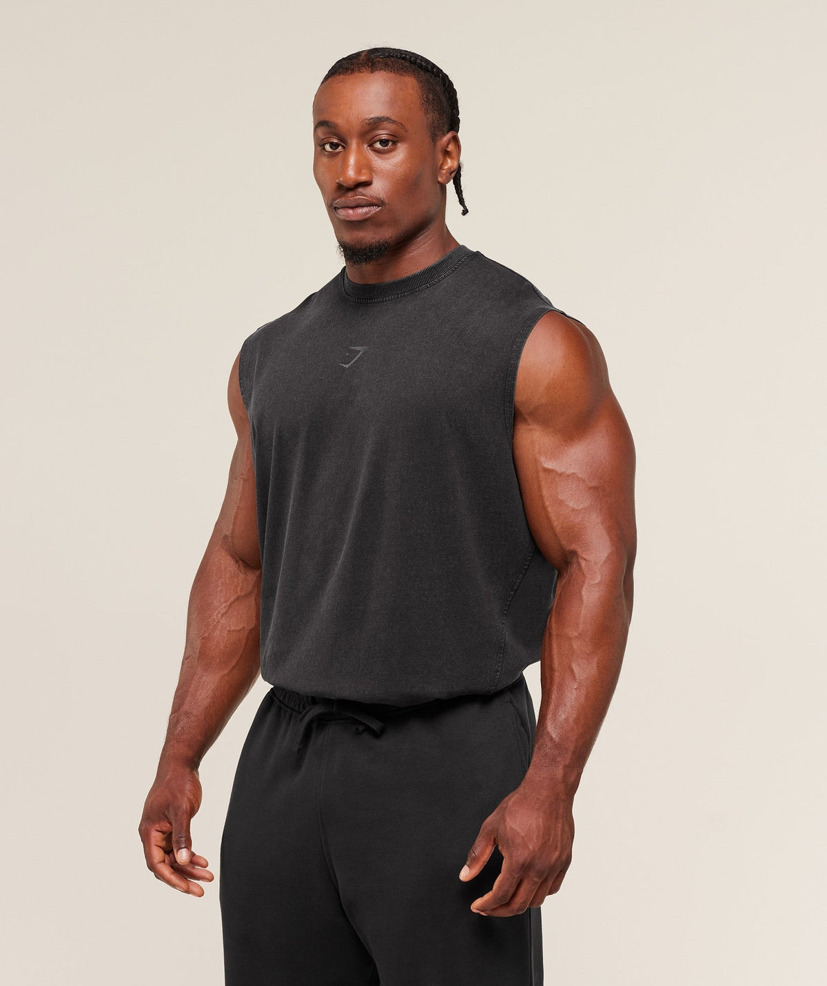Gymshark Power Washed Tank - Black
