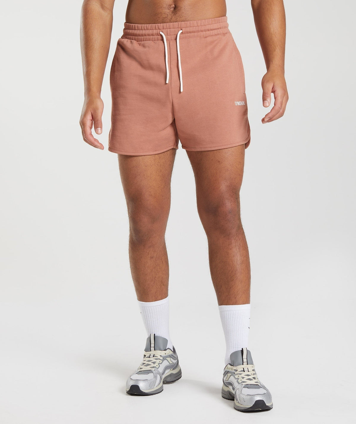 Gymshark Rest Day Sweats 4" Short - Toffee Brown
