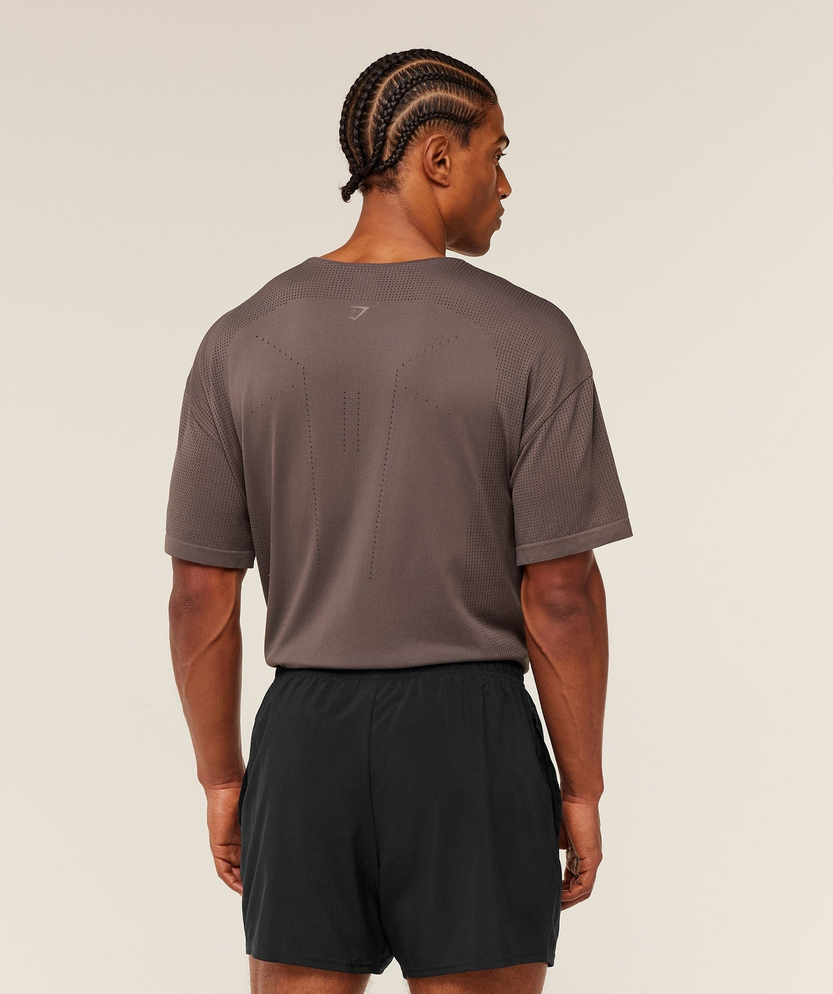 Gymshark Distance Seamless Tee - Cool Brown