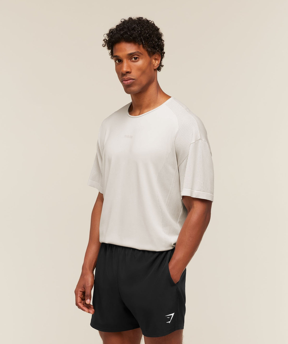Gymshark Distance Seamless Tee - Mist Grey
