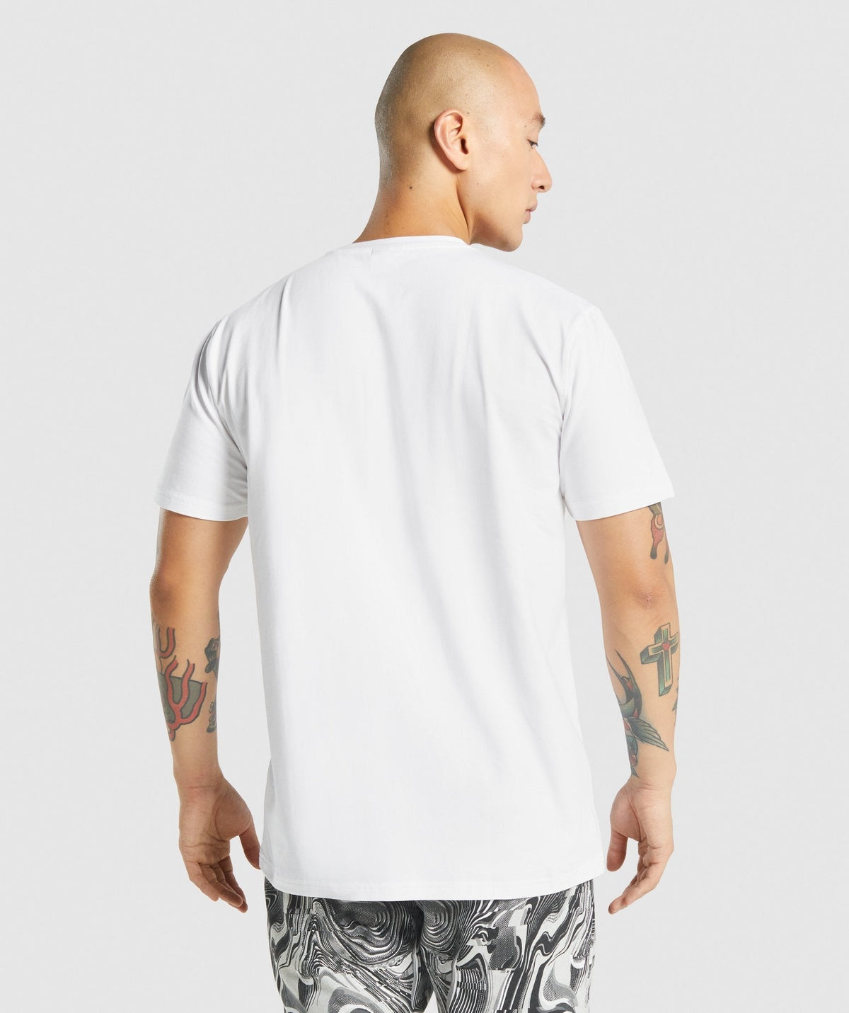 Gymshark Pre-Workout Tee - White
