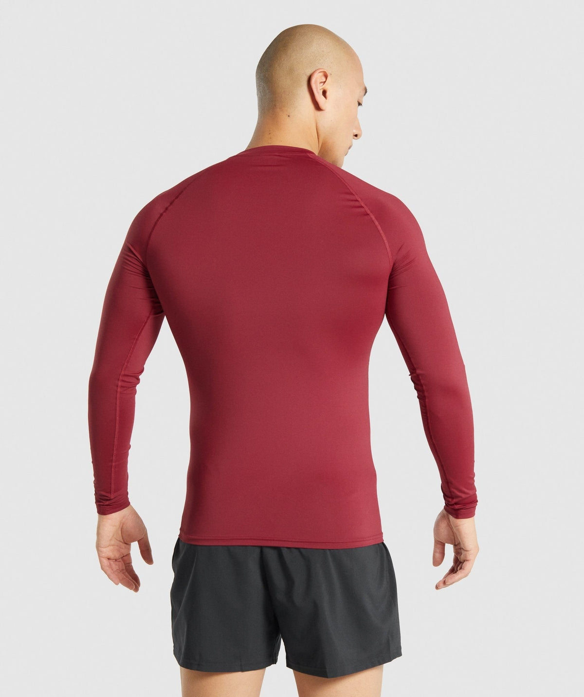 Gymshark Element Baselayer Long Sleeve Tee - Burgundy