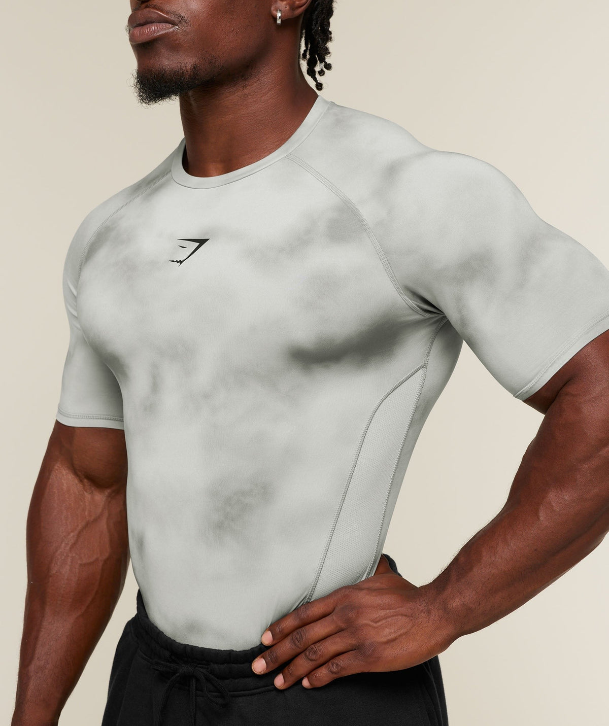Gymshark Element Baselayer Tee - Light Grey