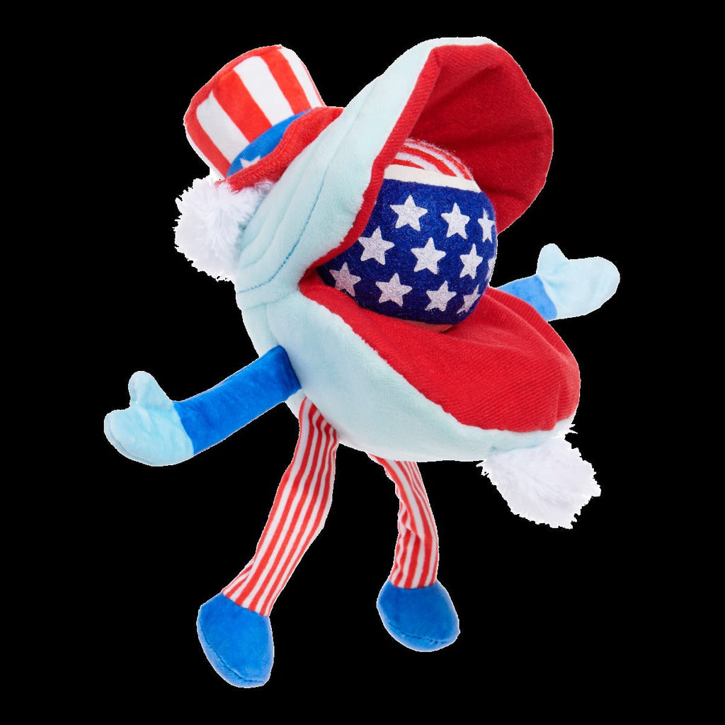 Uncle Clam Plush Multi-Part + Fetch Dog Toy