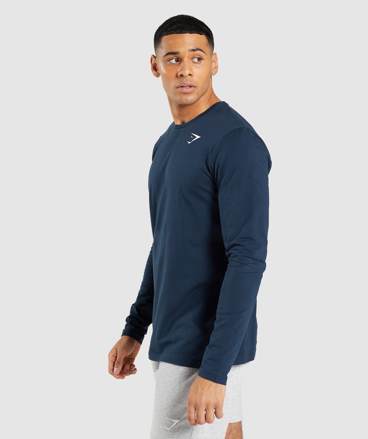 Gymshark Essential Long Sleeve Tee - Navy