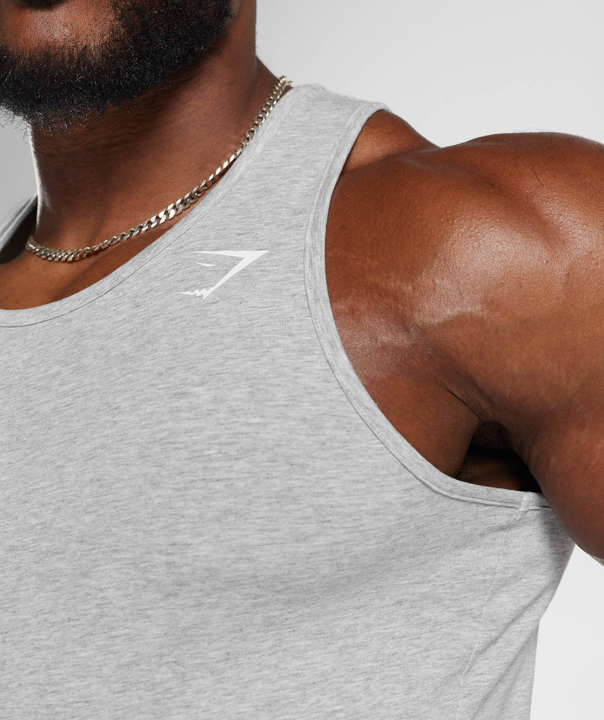 Gymshark Critical Tank - Light Grey Core Marl