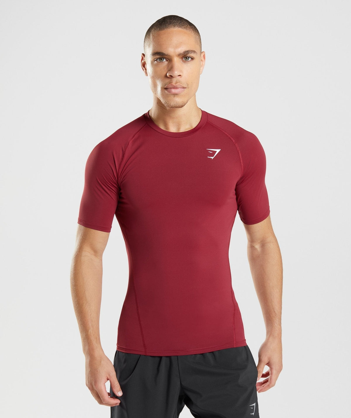 Gymshark Element Baselayer Tee - Burgundy