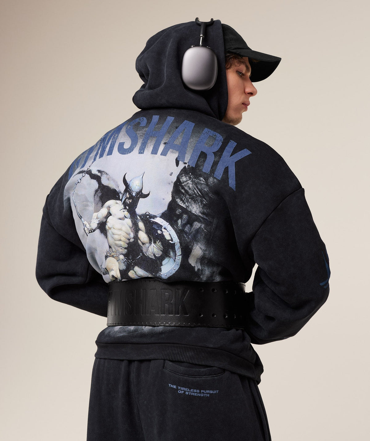 Gymshark Frazetta Graphic Hoodie - Black