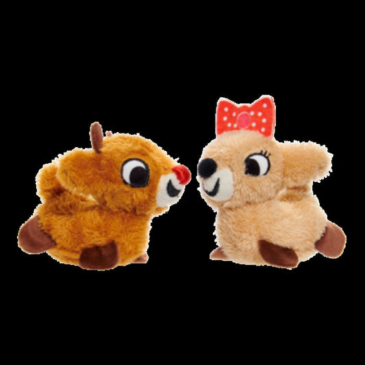 Rudolph® & ClariceTM Plush Multi-Part Dog Toy