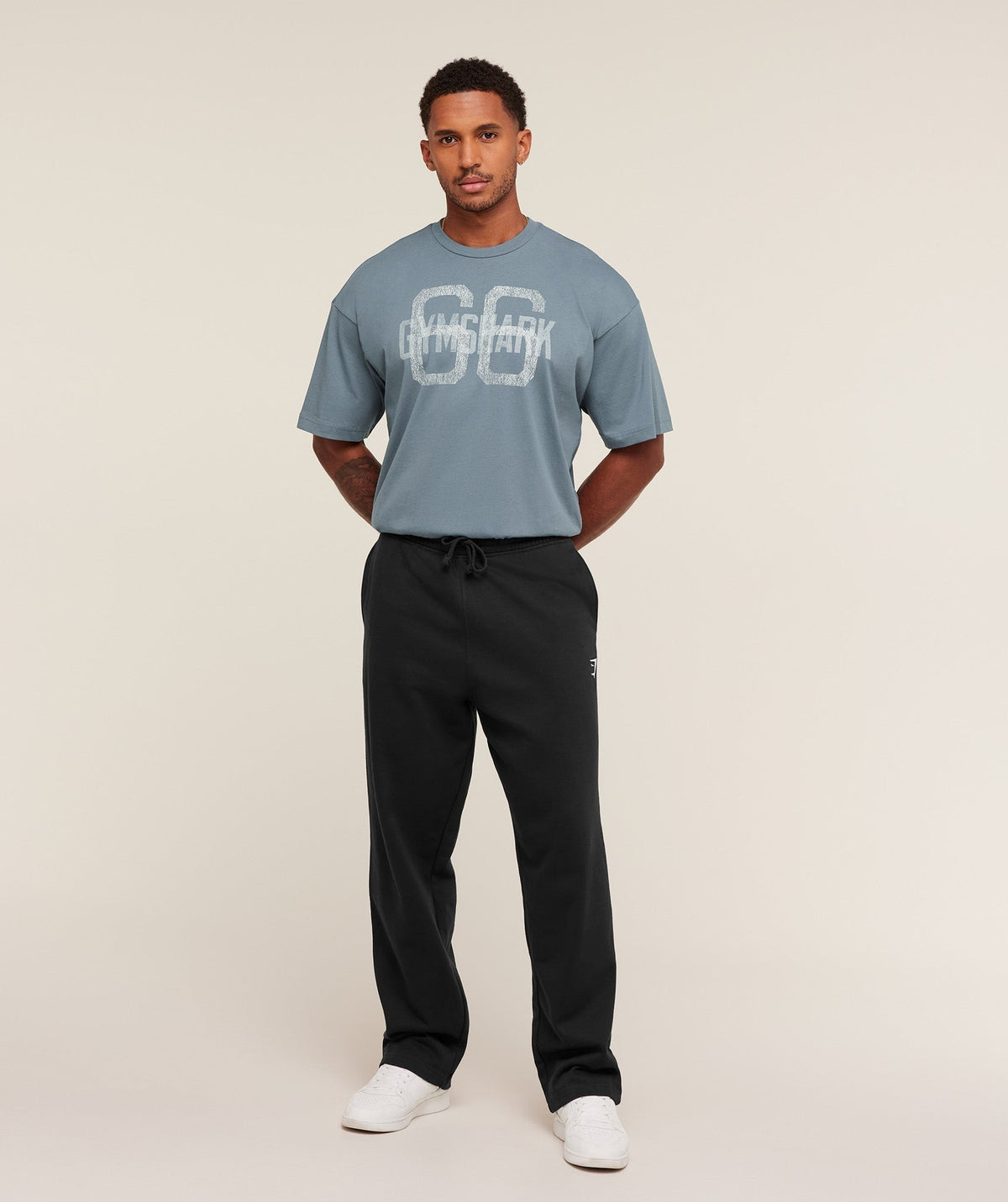 Gymshark GS66 Tee - Iron Blue