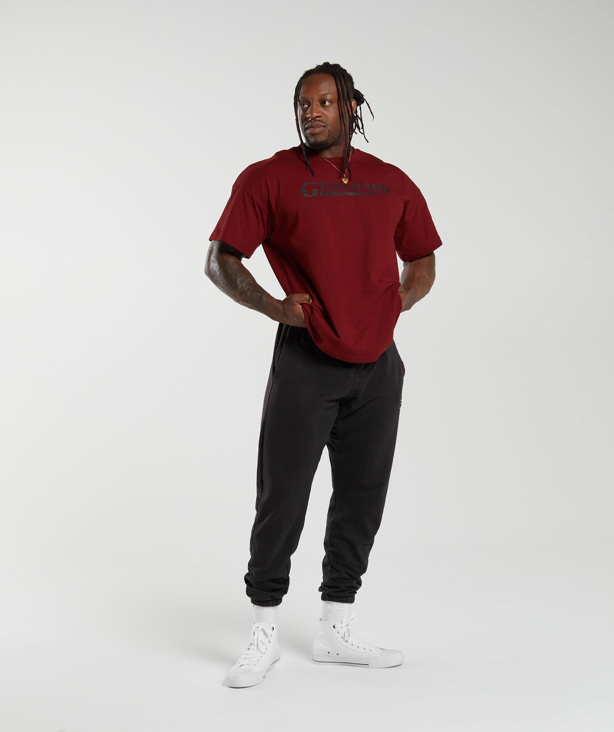 Gymshark Pump Cover Tee - Spiced Red