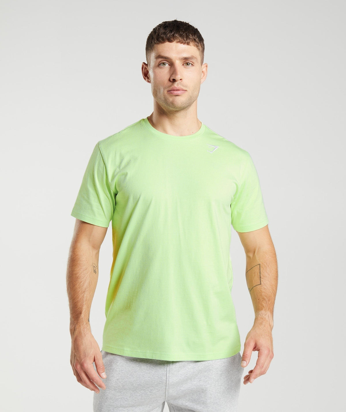 Gymshark Crest Tee - Kiwi Green