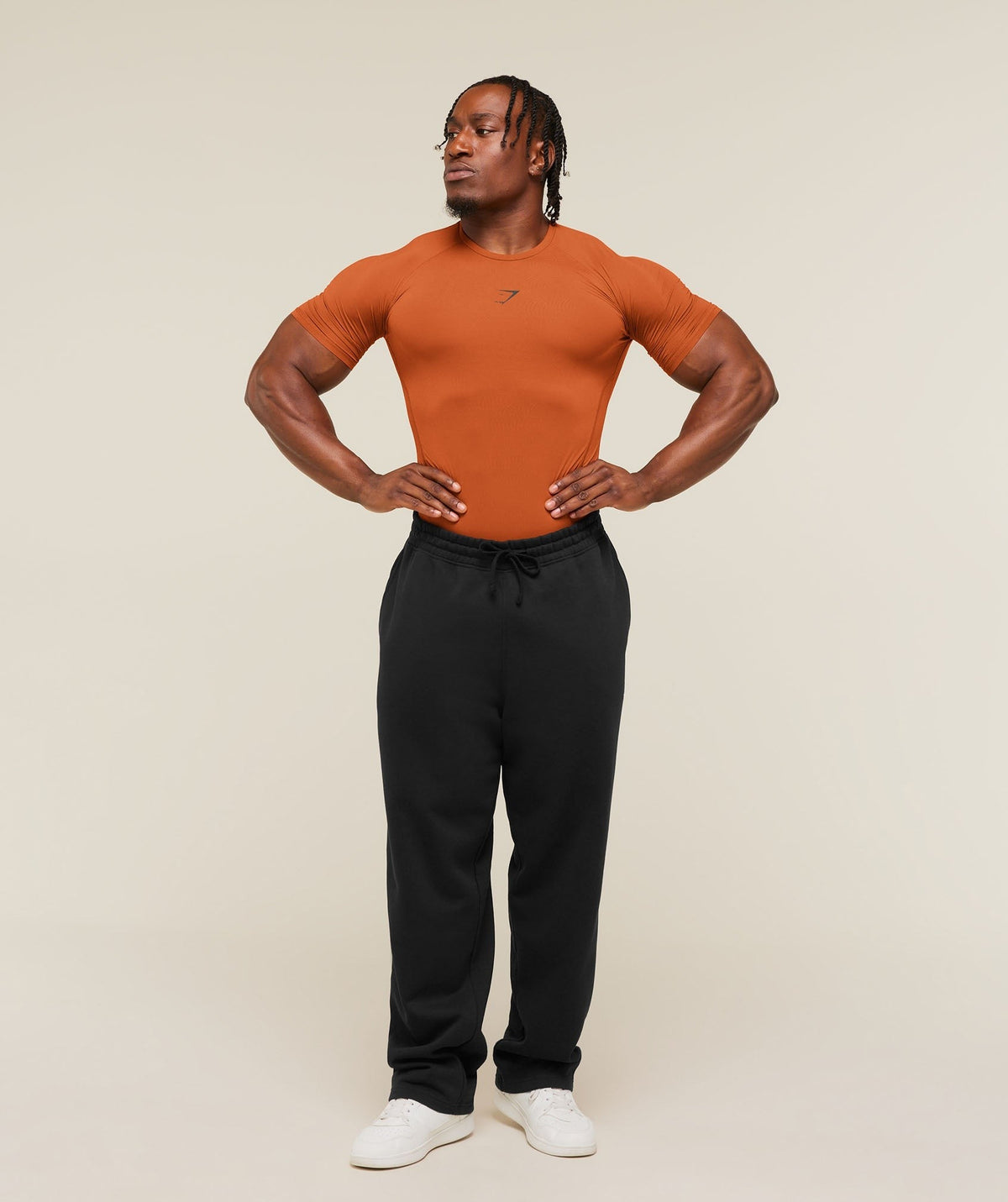 Gymshark Element Baselayer Tee - Nutmeg Orange
