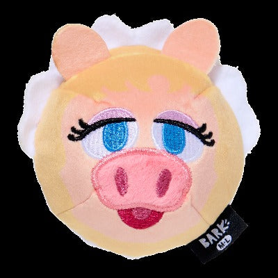 Miss Piggy as “Bouncing Emily Catch-it” Plush 2-in-1 Rip and Reveal Dog Toy