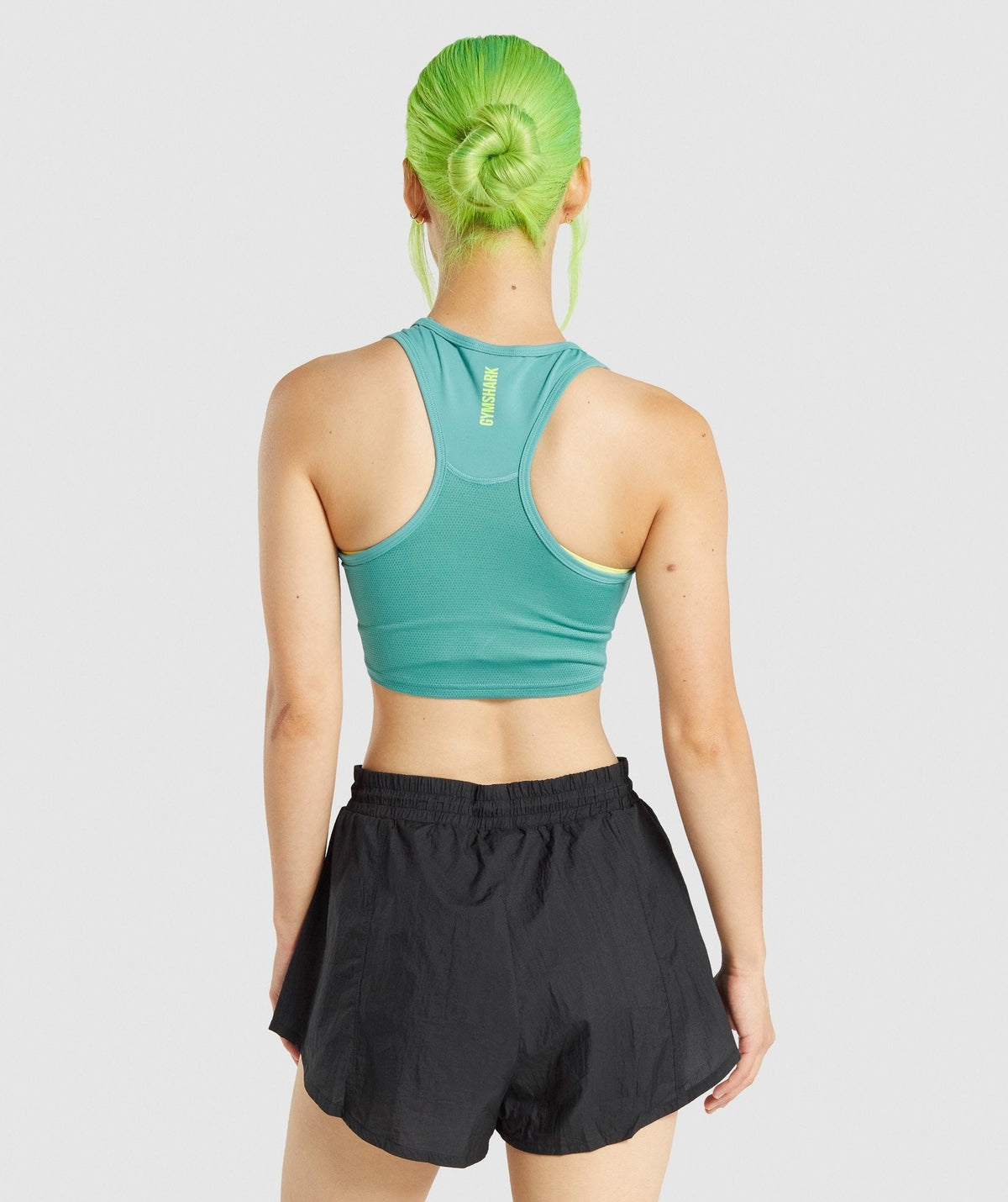 Gymshark Pulse Crop Tank - Teal