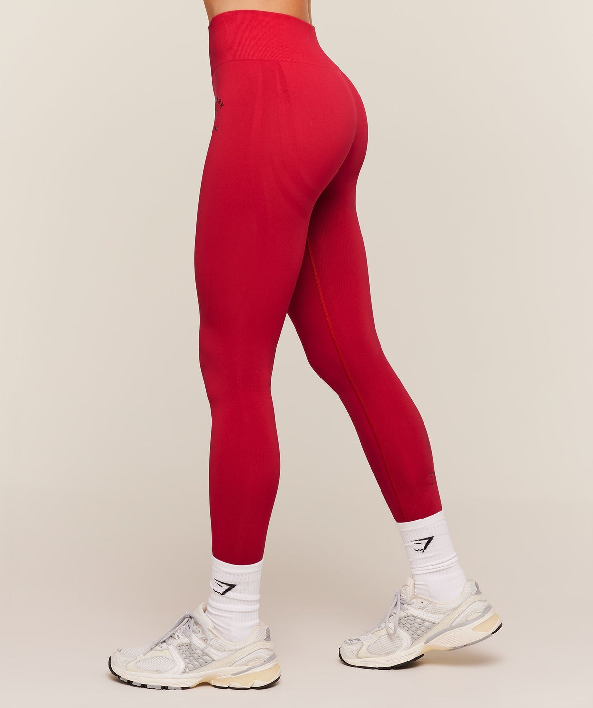 Gymshark Everyday Seamless Graphic Leggings - Conditioning Red