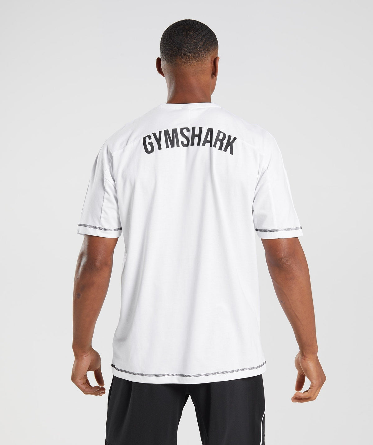 Gymshark Recess Tee - White/Black