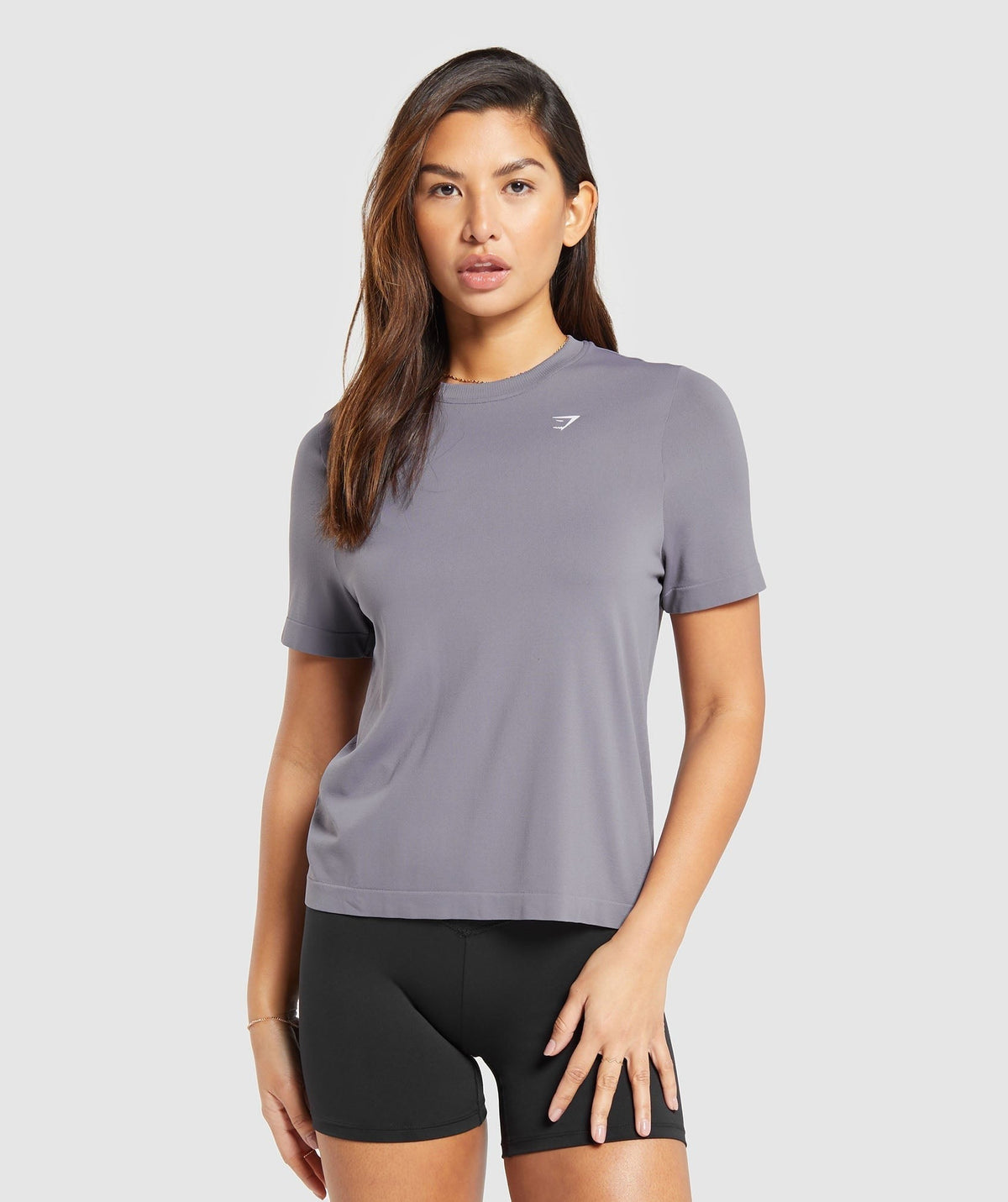Gymshark Everyday Seamless Tee - Fog Purple