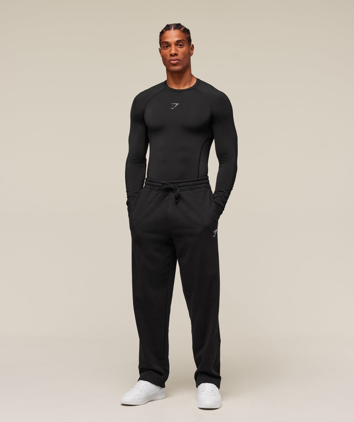 Gymshark Element Baselayer Long Sleeve Tee - Black