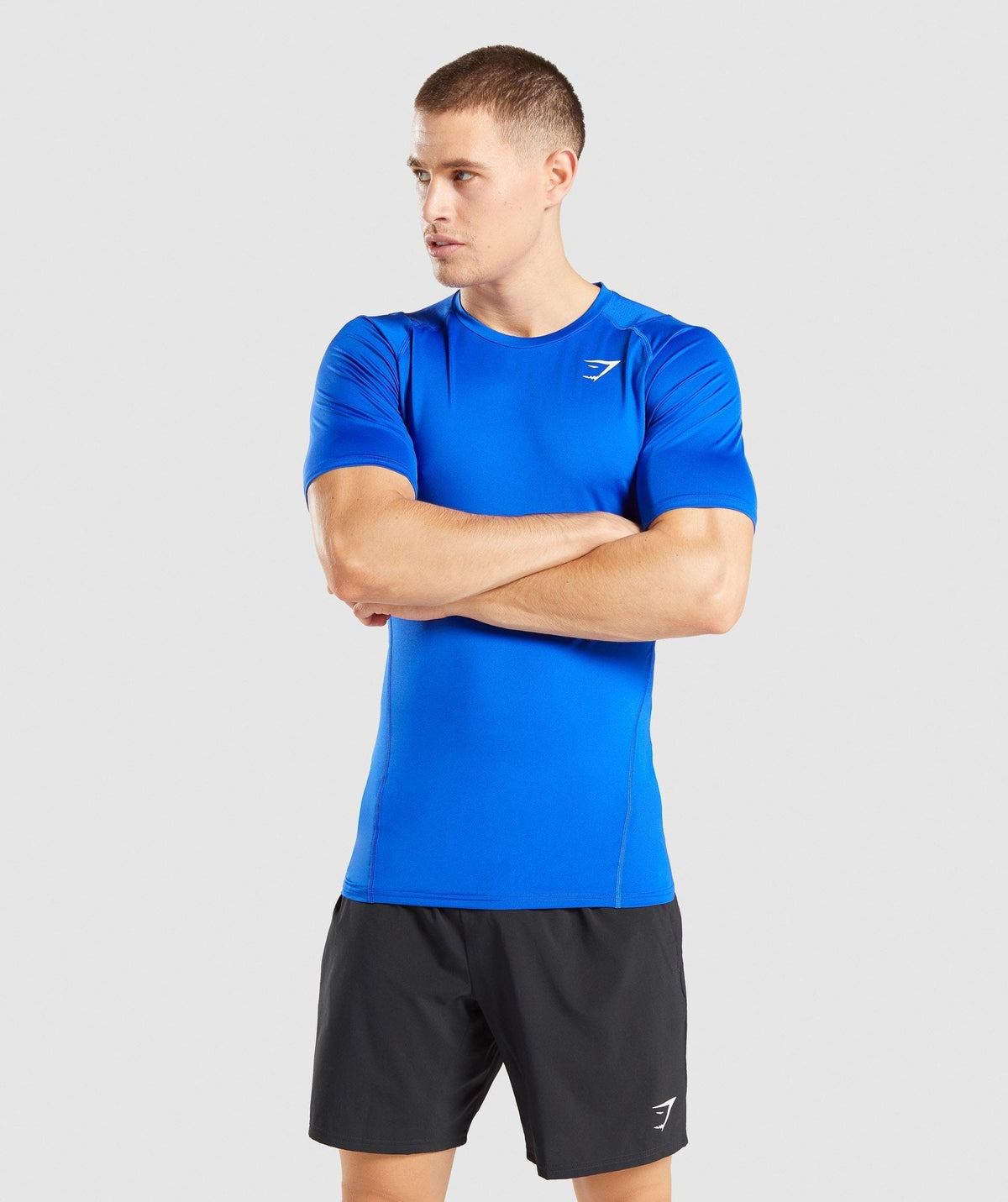 Gymshark Element Baselayer Tee- Blue
