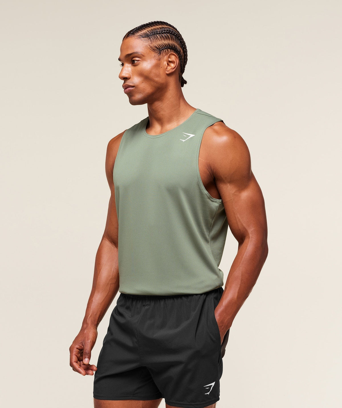 Gymshark Everyday Performance Tank 2 Pack - Unit Green/Black