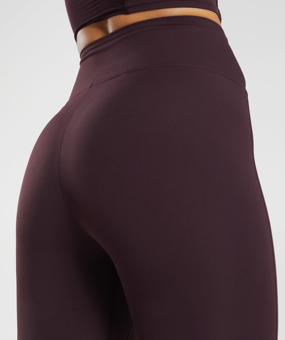 Gymshark Crossover Leggings - Plum Brown