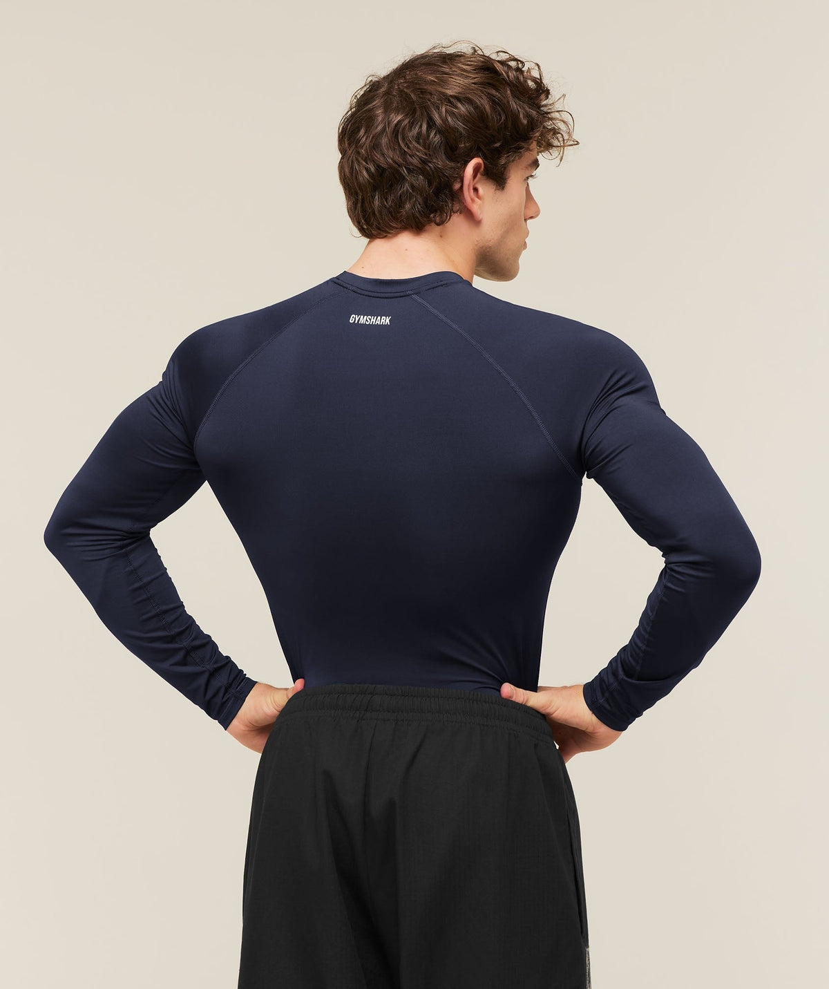 Gymshark Element Baselayer Long Sleeve Tee - Heavy Blue
