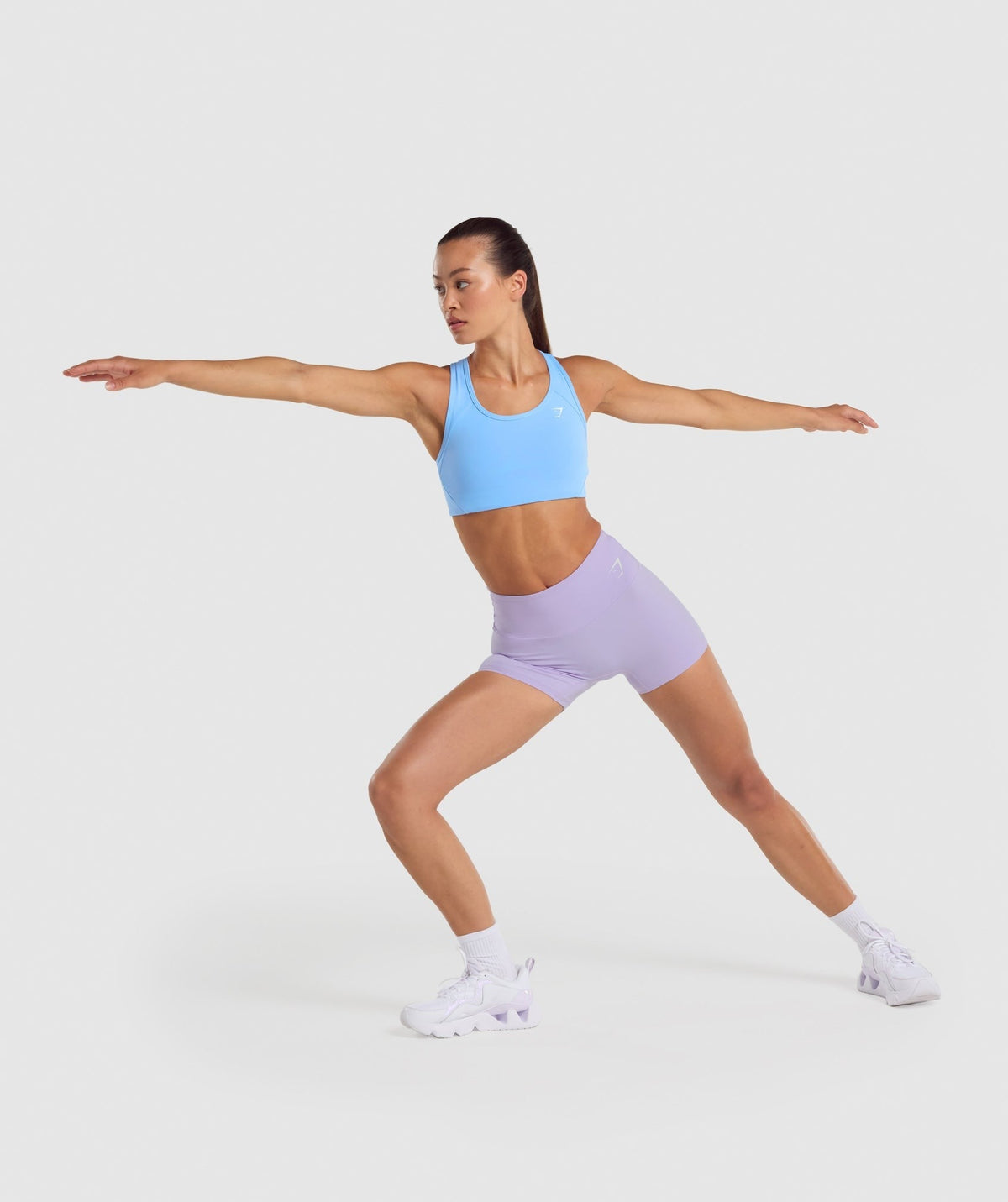 Gymshark Essential Racer Back Sports Bra - Blue