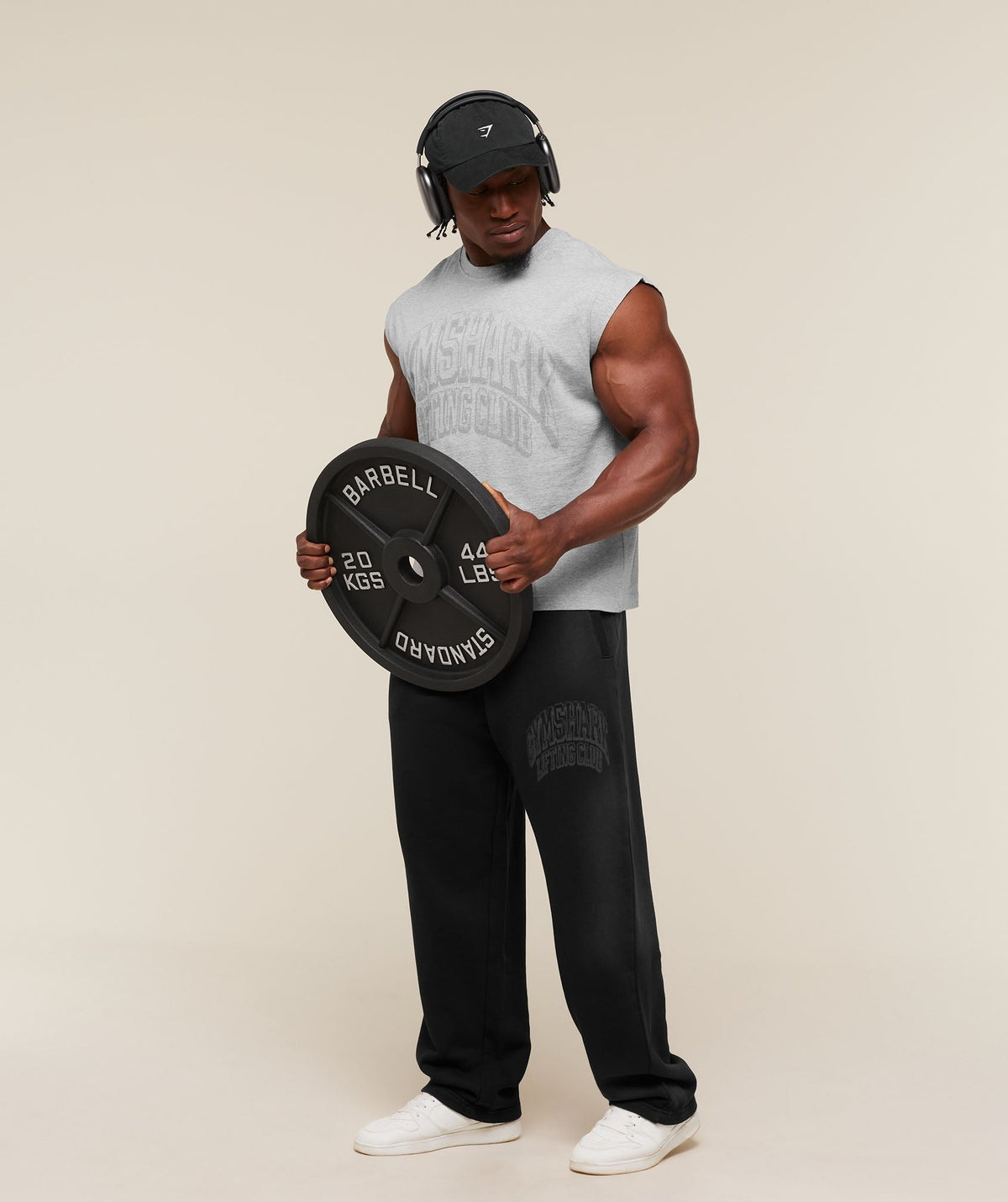 Gymshark GSLC Cut off tank - Soft Grey Marl