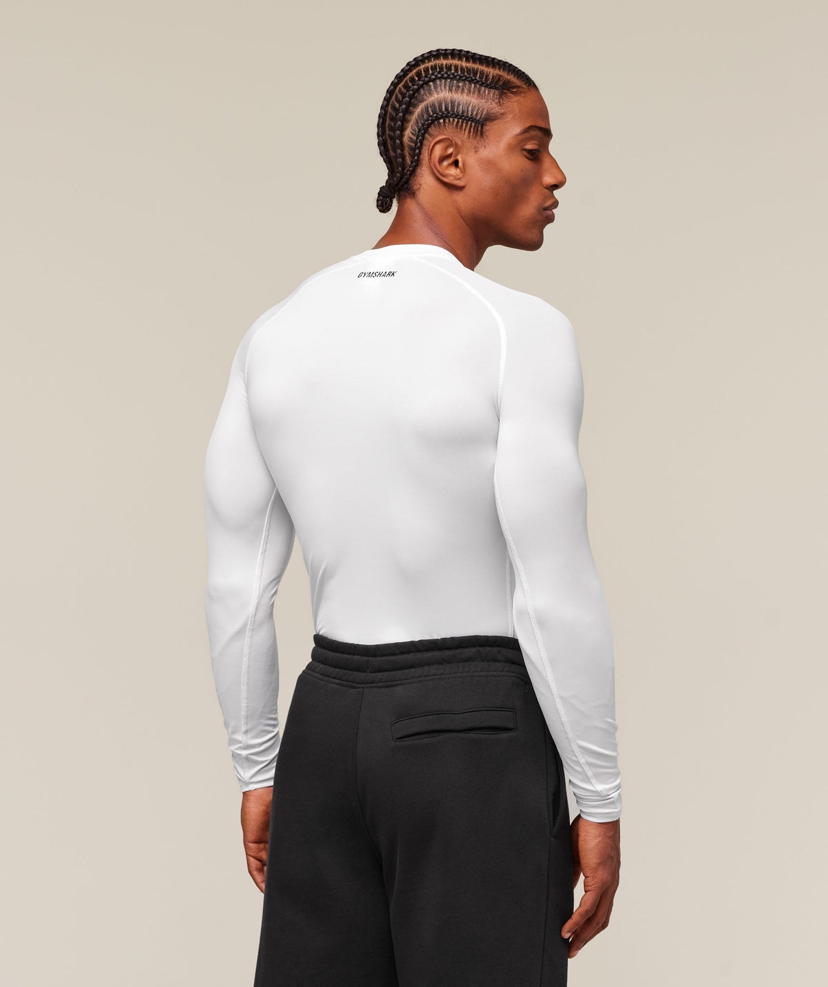 Gymshark Element Baselayer Long Sleeve Tee - White