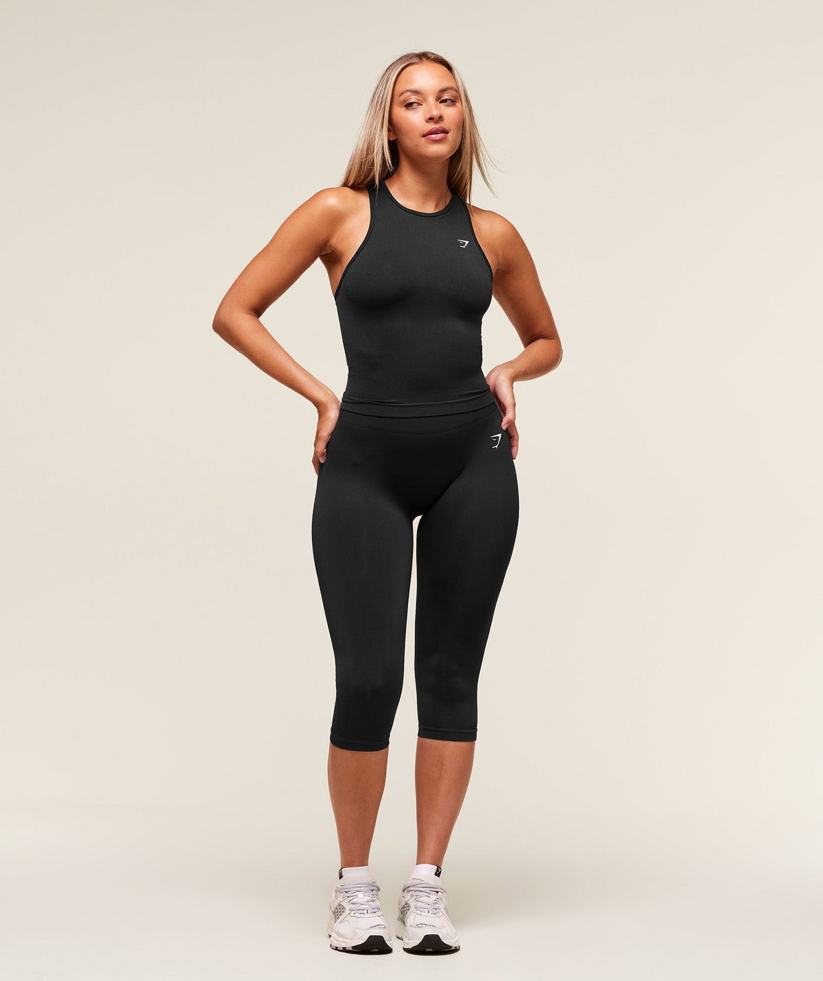 Gymshark Everyday Seamless Tight Fit Tank - Black