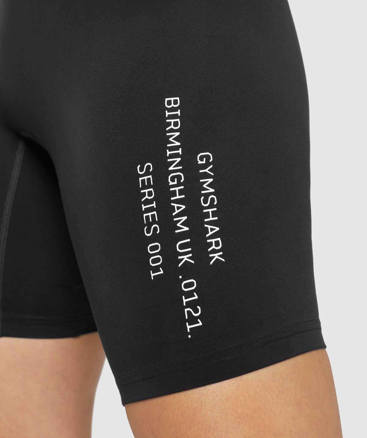 Gymshark Activated Graphic Cycling Short - Black