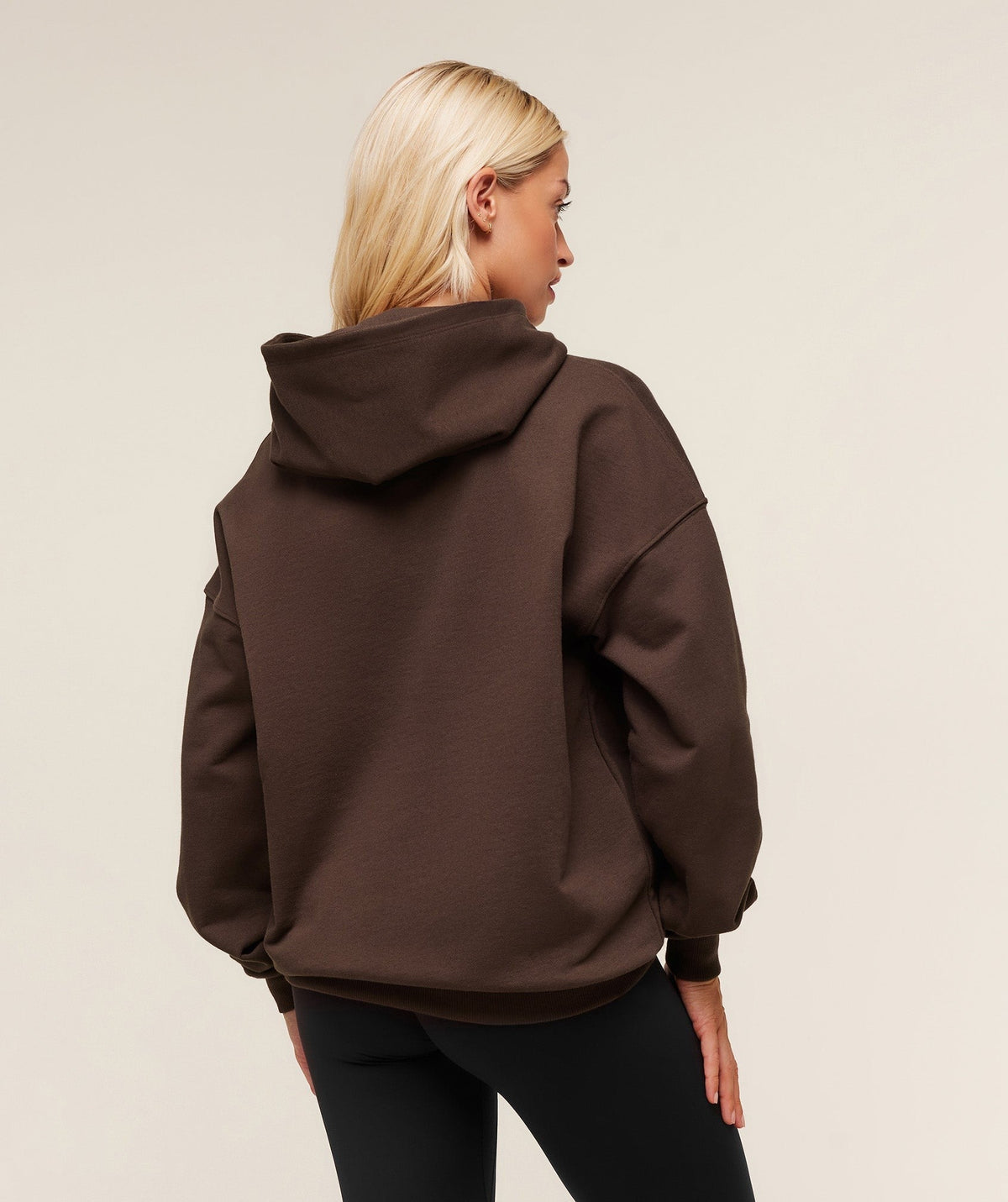 Gymshark Embossed Graphic Oversized Hoodie - Archive Brown