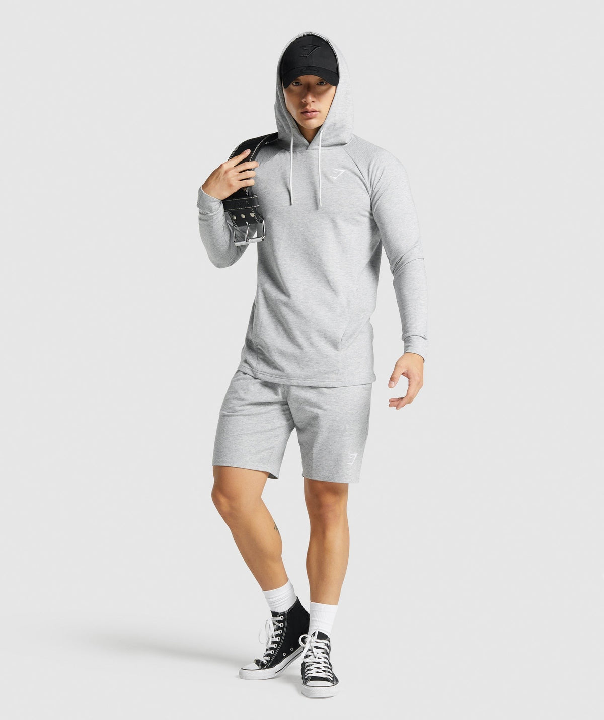 Gymshark Critical Hoodie - Light Grey Core Marl