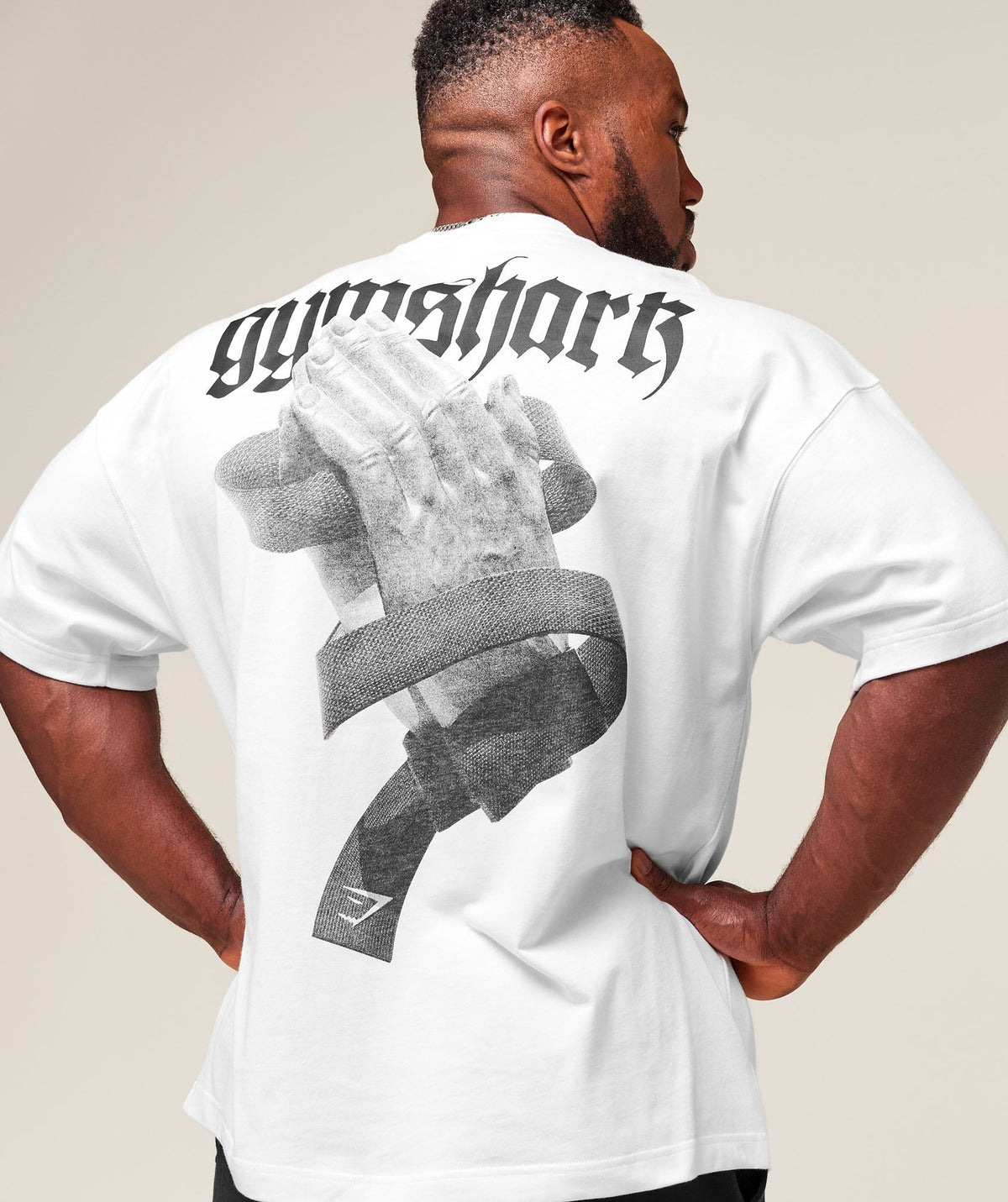 Gymshark Prayer Hands Tee - White