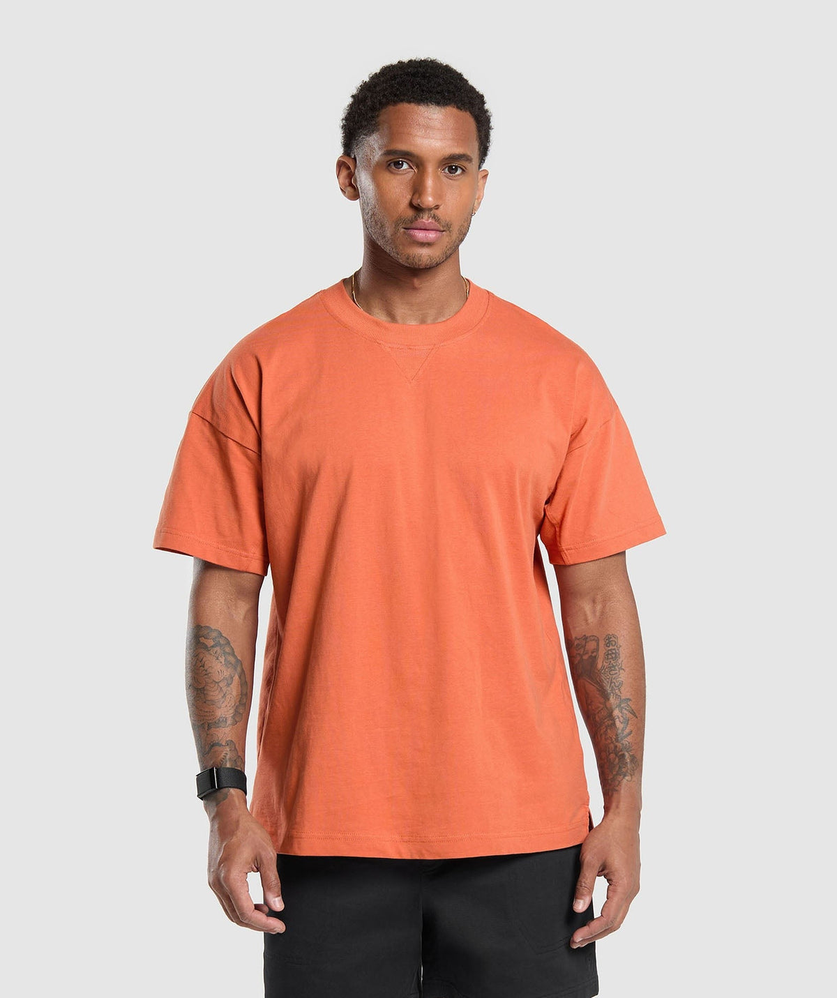Gymshark Rest Day Essentials Tee - Muted Orange