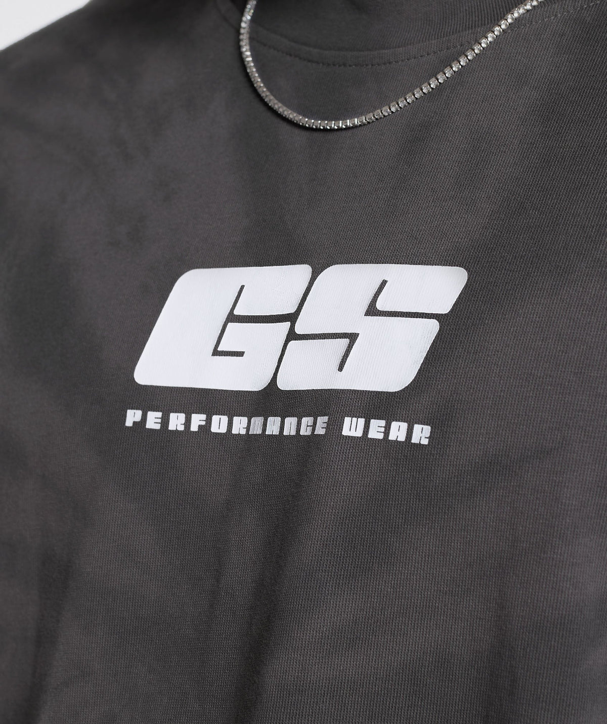 Gymshark Rest Day Tee - Silhouette Grey/Black/Spiral Optic Wash
